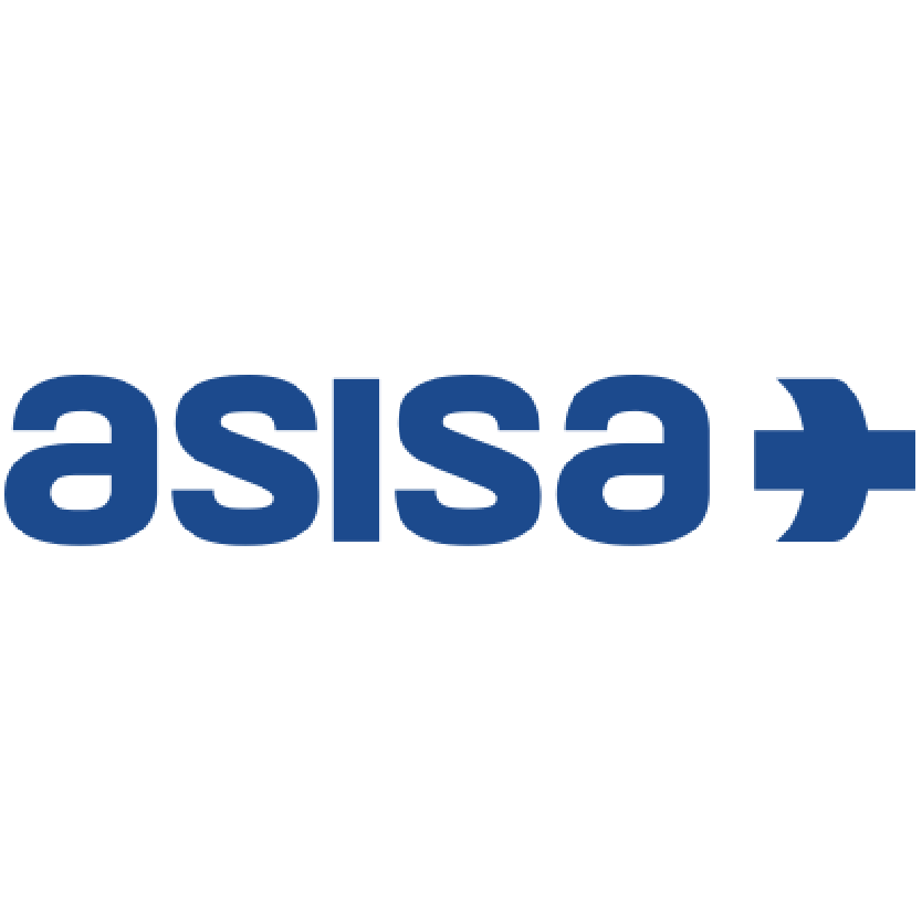 logotipo asisa azul