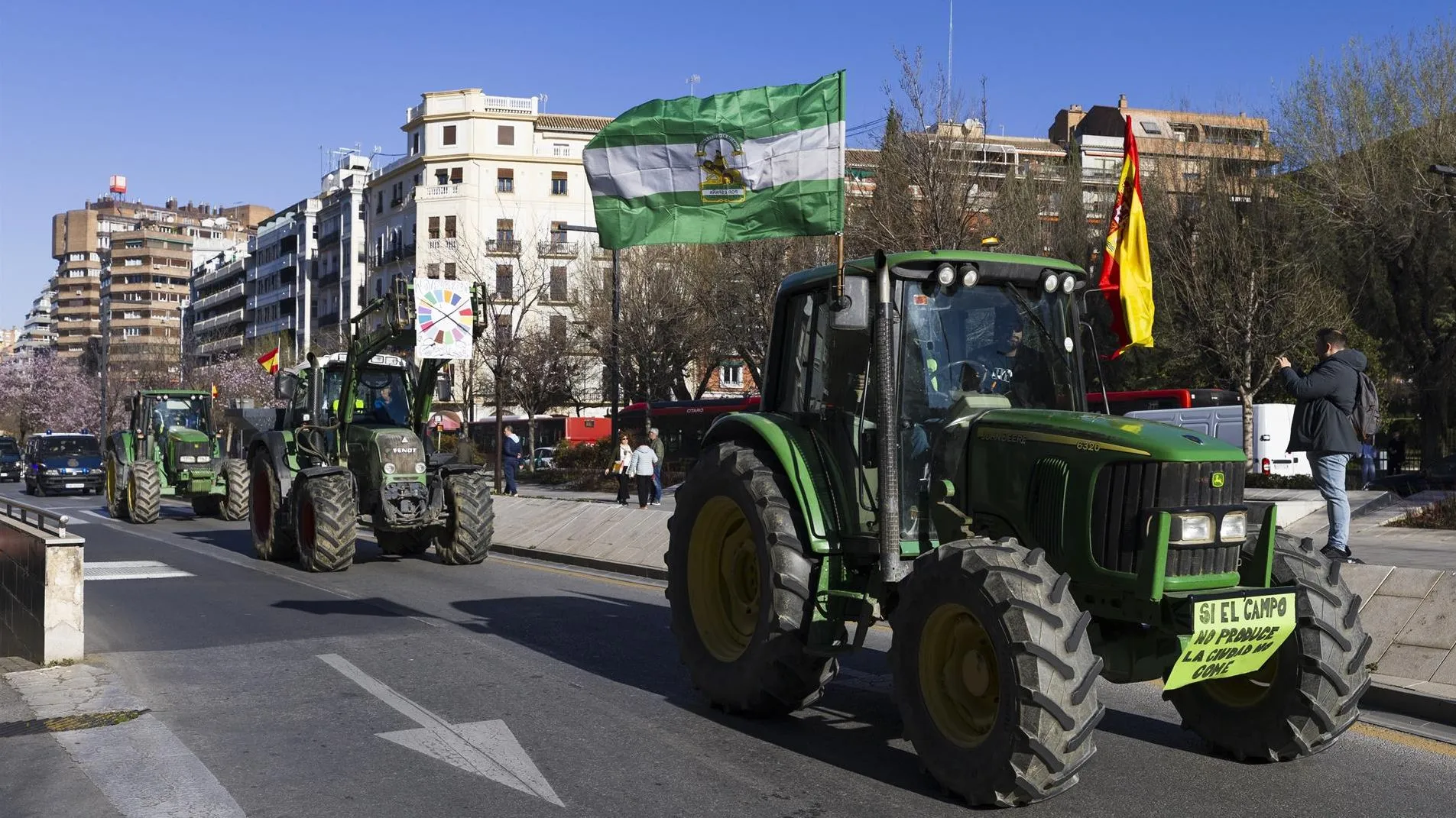 La Subdelegación del Gobierno impide la tractorada del 14 de Marzo.